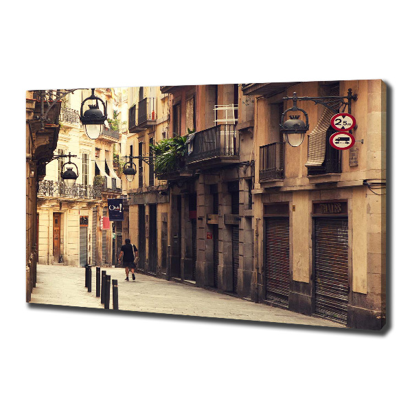 Foto op canvas Straten van Barcelona