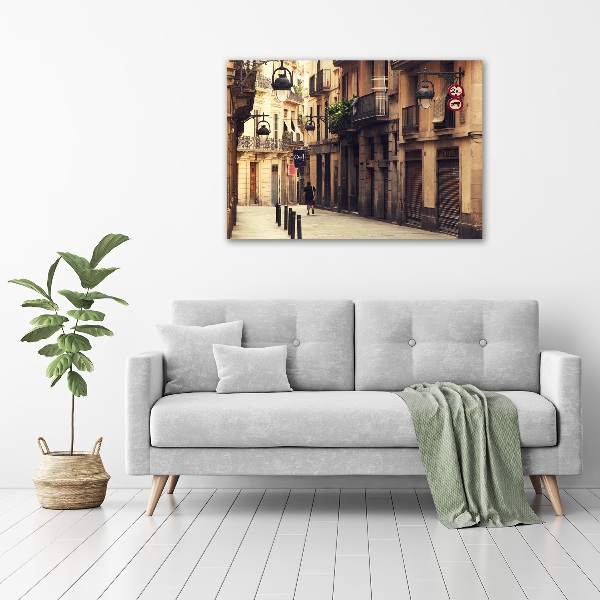 Foto op canvas Straten van Barcelona