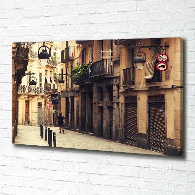 Foto op canvas Straten van Barcelona