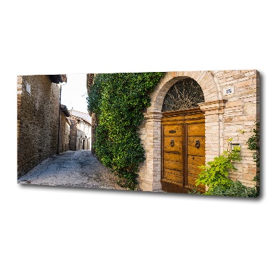 Canvas foto Een charmante straat