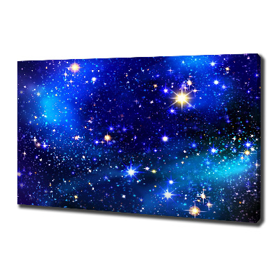 Schilderij op canvas Sterrenhemel