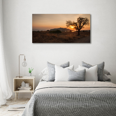 Foto op canvas Zonsondergang