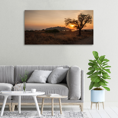 Foto op canvas Zonsondergang