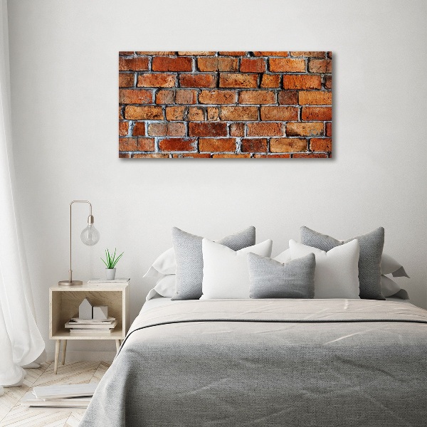 Foto op canvas Bakstenen muur