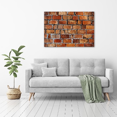Foto op canvas Bakstenen muur