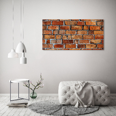 Foto op canvas Bakstenen muur