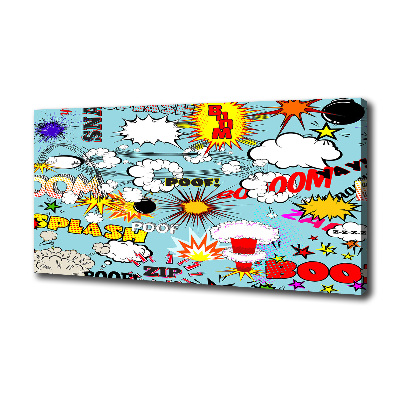 Canvas schilderij strips