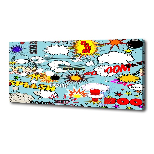 Canvas schilderij strips