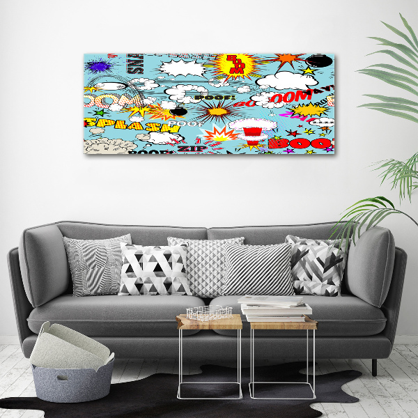 Canvas schilderij strips