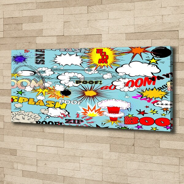 Canvas schilderij strips