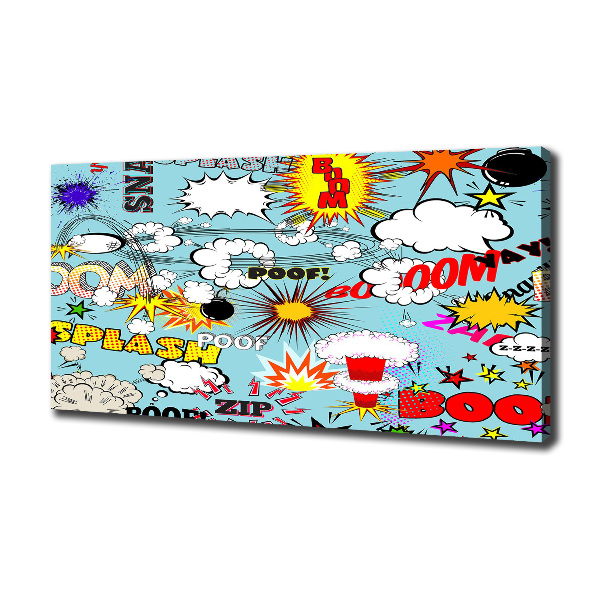 Canvas schilderij strips