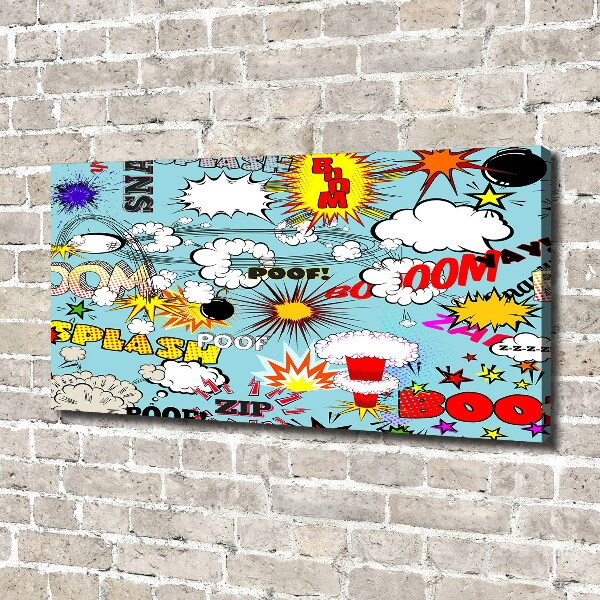 Canvas schilderij strips