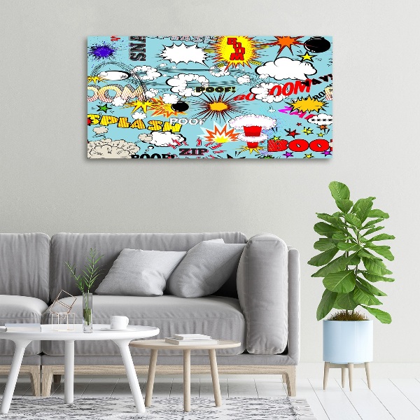 Canvas schilderij strips