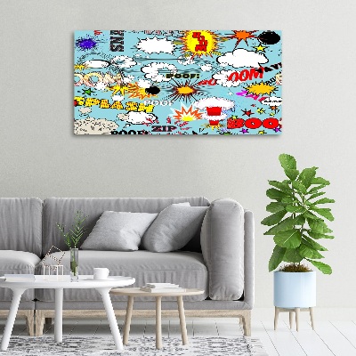 Canvas schilderij strips