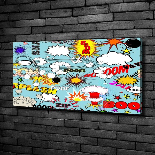 Canvas schilderij strips