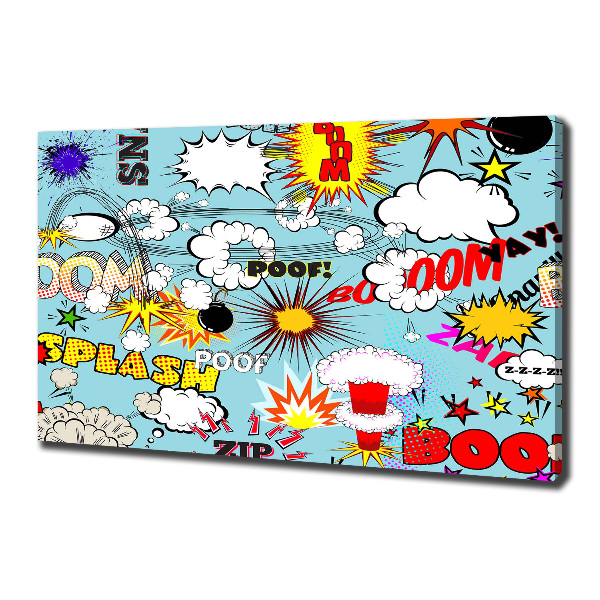 Canvas schilderij strips