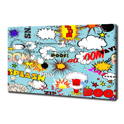 Canvas schilderij strips