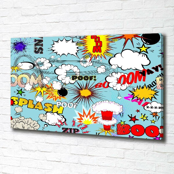 Canvas schilderij strips