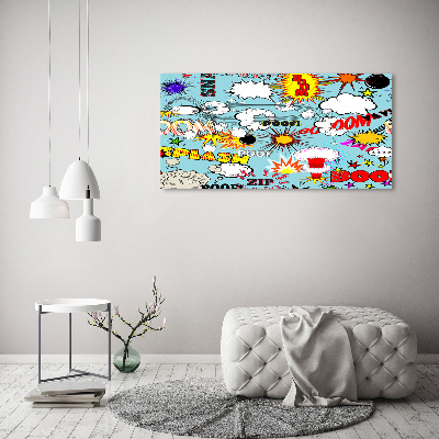 Canvas schilderij strips