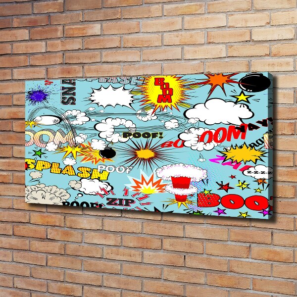 Canvas schilderij strips