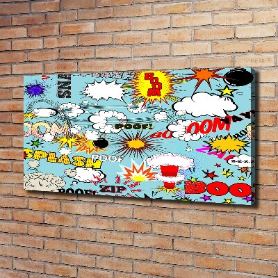 Canvas schilderij strips