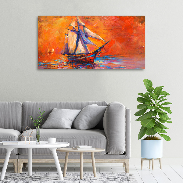 Foto canvas Ruimteschip