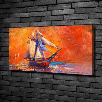 Foto canvas Ruimteschip