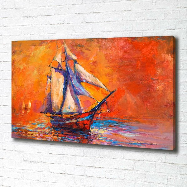 Foto canvas Ruimteschip