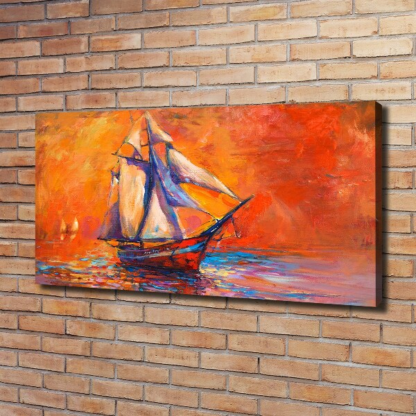 Foto canvas Ruimteschip