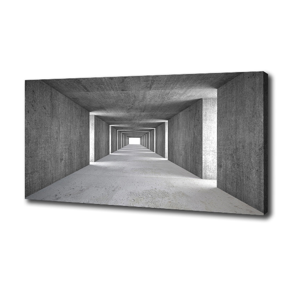 Canvas foto Betonnen tunnel