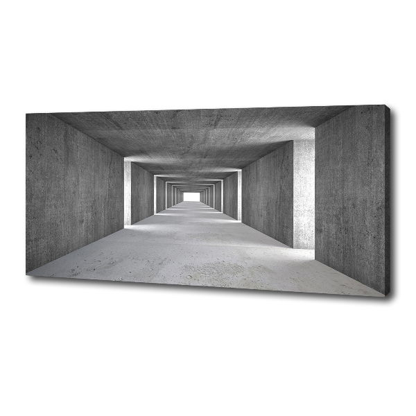 Canvas foto Betonnen tunnel