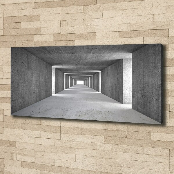 Canvas foto Betonnen tunnel
