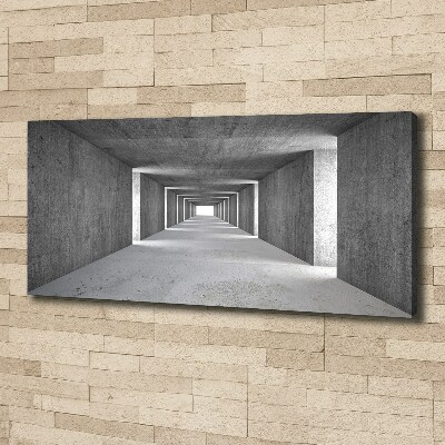 Canvas foto Betonnen tunnel