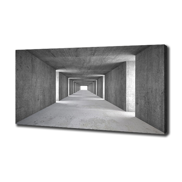 Canvas foto Betonnen tunnel