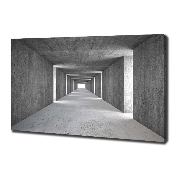 Canvas foto Betonnen tunnel
