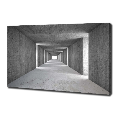 Canvas foto Betonnen tunnel