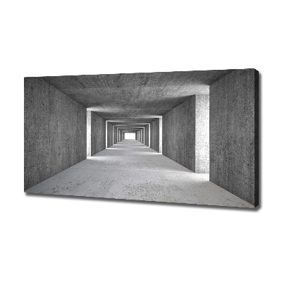 Canvas foto Betonnen tunnel
