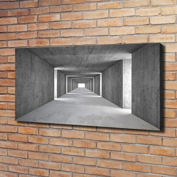 Canvas foto Betonnen tunnel