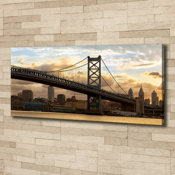 Foto canvas Philadelphia-brug