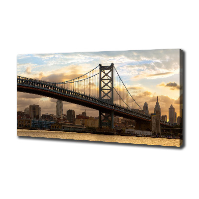 Foto canvas Philadelphia-brug