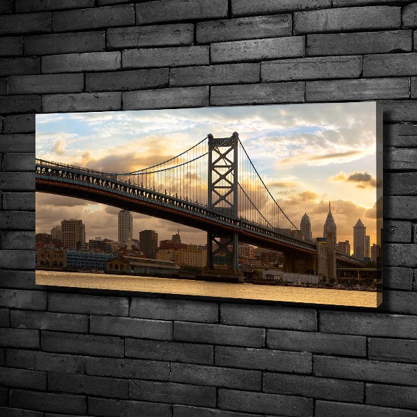 Foto canvas Philadelphia-brug
