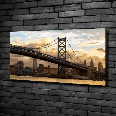 Foto canvas Philadelphia-brug