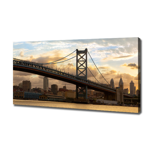 Foto canvas Philadelphia-brug