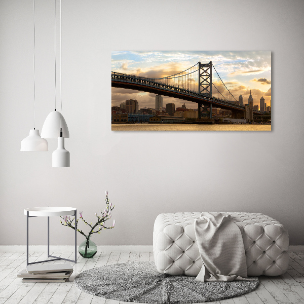 Foto canvas Philadelphia-brug