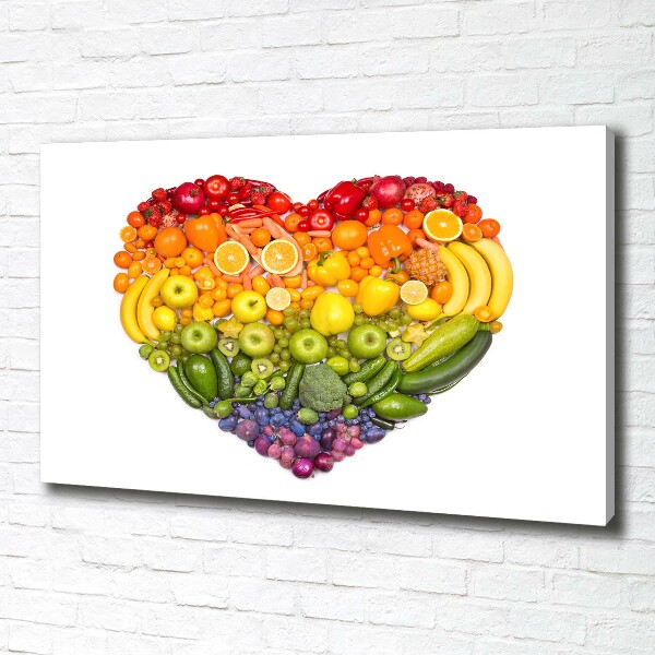Foto op canvas Groentehart