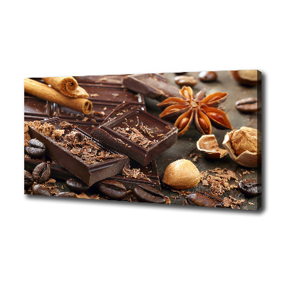 Canvas schilderij Chocolade