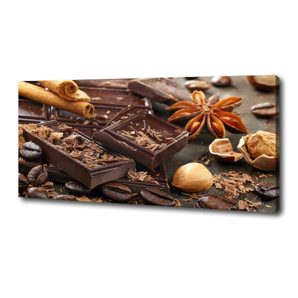 Canvas schilderij Chocolade