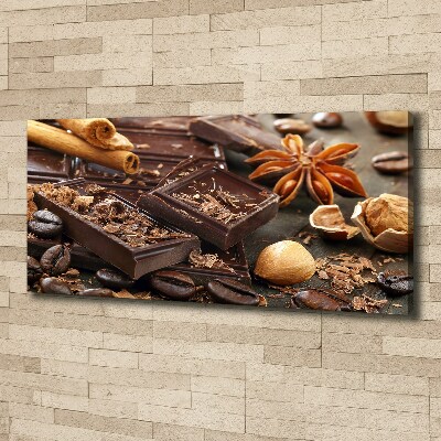 Canvas schilderij Chocolade