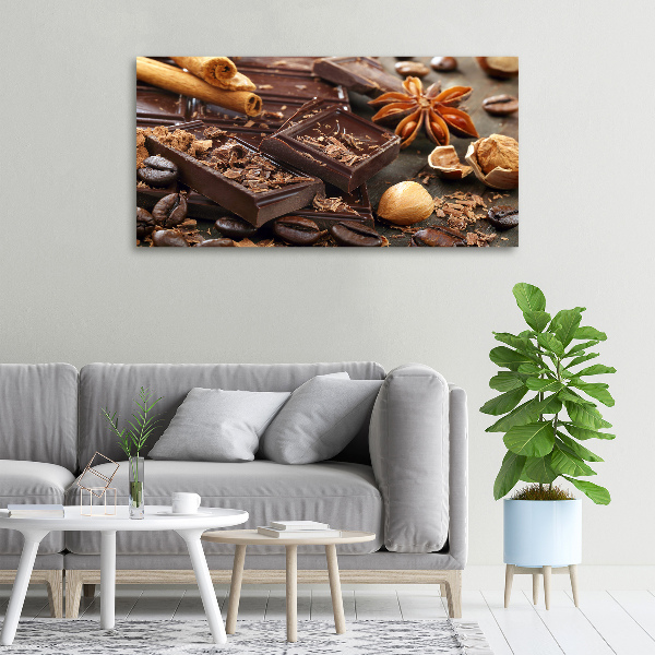 Canvas schilderij Chocolade