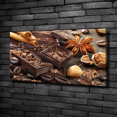 Canvas schilderij Chocolade